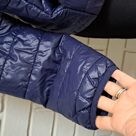 Fashion Nova Dark Blue Puffer Coat. Size Medium NWOT - Picture 5 of 11